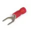 Наконечники вилочные изолированные с ПВХ манжетой (НВИ) 1,5–4 красные (100 шт/уп)