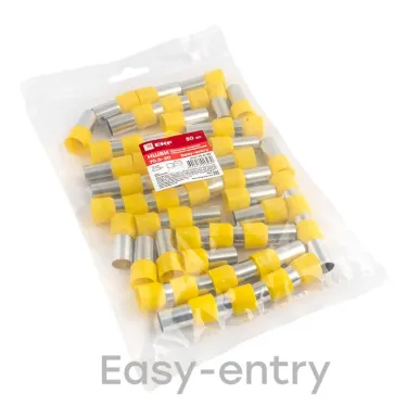 Наконечник штыревой НШвИ 70.0-20 желтый (50шт)