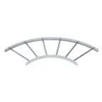 Угловая секция 90° лестничного лотка 60х600 мм R-500 мм