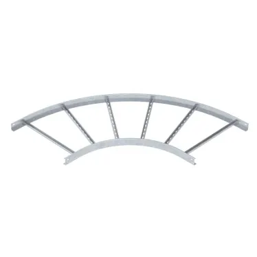 Угловая секция 90° лестничного лотка 60х600 мм R-500 мм