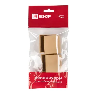 Заглушка (40х16) (4 шт) Plast под светлое дерево