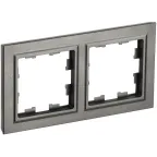 BRITE Рамка 2 поста РУ-2-БрШ шампань