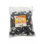 Наконечник штыревой втулочный изолир F-14 мм 2х10 кв мм (НШВи(2) 10-14хНГи2 10-14), REXANT