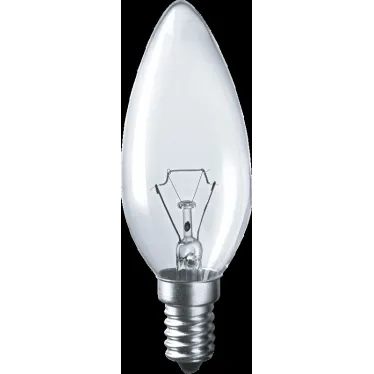 Лампа накаливания декоративная ДС 40вт B35 230в Е14 (свеча)