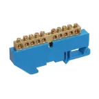 Шина N ноль на DIN-изолятор ШНИ-6х9-6-Д-С