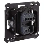 Avanti Выключатель одноклавишный, в стену, Черный квадрат