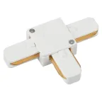 Коннектор для однофазного шинопровода Т-образный белый TR7-C 2W T WH