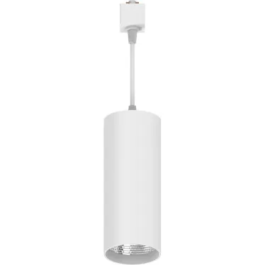 Светильник светодиодный трековый на шинопровод ДПО-15w 4000К 1350Лм на подвесе белый