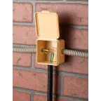 Коробка распаячная КМР-030-037 пылевлагозащищенная без мембранных вводов (73х73х49) светлое дерево PROxima