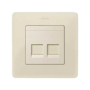 Адаптер на 2 RJ45(12) 75528-, 75540-, 75541-, 75544-39, шторки, S82,82N, сл. кость