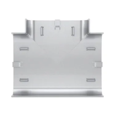 Тройник 110х50 мм серый металлик