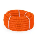 Труба гофрированная ПВХ легкая 350 Н оранжевая с/зd25 мм (50 м)