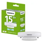 Лампа светодиодная T80 таблетка 15Вт 230В 6500К GX53 GENERICA