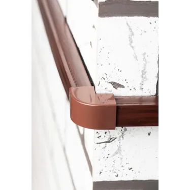 Угол внешний (15х10) (4 шт) Plast под темное дерево