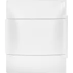 Practibox S Пластиковый щиток Навесной (ЩРн-П) 1X4 Белая дверь