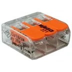 Клемма трехпроводная 0,2-4 мм2 221-413