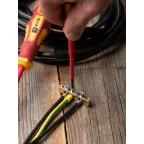 Шина PEN ноль-земля 6х9мм 4 отверстия латунь крепеж по краям PROxima