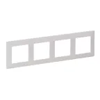 Valena LIFE Рамка 4 поста белая универсальная