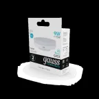 Лампа светодиодная LED 9 Вт 680 лм 4100К таблетка нейтральный GX53 AC 220В Elementary Gauss