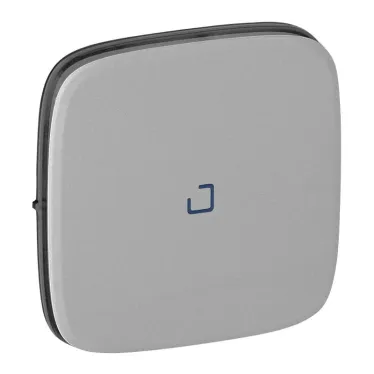 Valena ALLURE Лицевая панель для выключателя с индикацией, алюминий