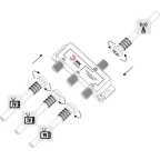 Делитель ТВ Simple DS-F-02 3 ответвления под F разъём 5-1000 МГц