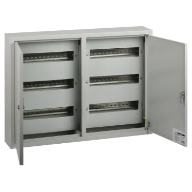 Корпус металлический навесной ЩРН-90 2-х дверный (500х680х120) IP31 УХЛЗ серый