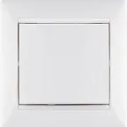 VALENA Рамка 1 пост горизонтальная белая