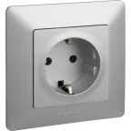 Valena LIFE Рамка 1 пост алюминий универсальная