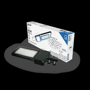 Светильник уличный консольный ДКУ 80 Вт 9600 лм 5000К AC 220В IP65 455х180х49мм широкая КСС Ш Qplus Gauss