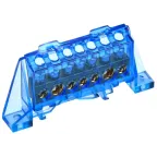 TEKFOR Шина N ноль в комбинированном DIN-изоляторе Стойка 8х12-7-С IEK