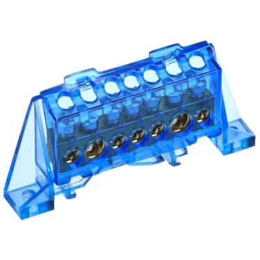 TEKFOR Шина N ноль в комбинированном DIN-изоляторе Стойка 8х12-7-С IEK