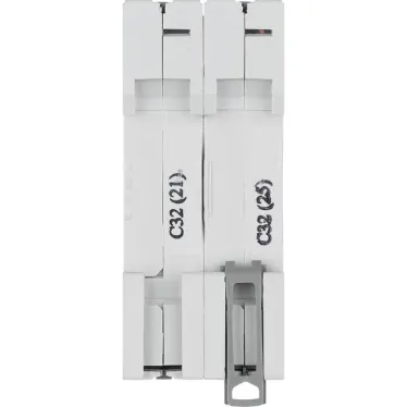 Автоматический выключатель TX? 6000 - 6 кА - тип характеристики C - 2П - 230/400 В~ - 32 А - 2 модуля