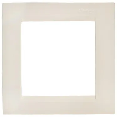 15 Рамка на 1 пост слоновая кость