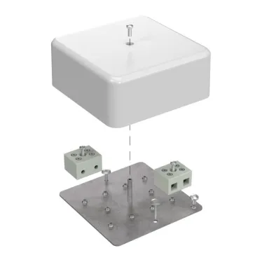 Коробка огнестойкая для кабель-канала 40-0470-FR10.0-4 Е15-Е120 103х103х45