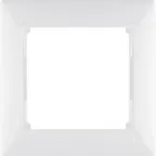 VALENA Рамка 1 пост горизонтальная белая