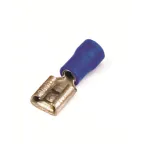 Наконечник плоский с изолированным фланцем (розетка) 1.5-2.5мм.кв. 2.8х0.8мм.