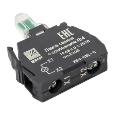 Лампа сменная c основанием XB4 зеленая 230В PROxima