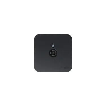 Коннектор ТВ BLANCA с изолирующей пластиной, антрацит