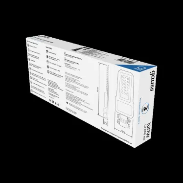 Светильник уличный консольный ДКУ 100 Вт 12000 лм 5000К AC 220В IP65 455х180х49мм широкая КСС Ш Qplus Gauss