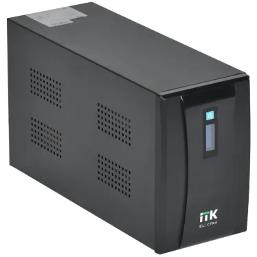 Источник бесперебойного питания Line-interactive 2000 ВА/1200 Вт, фаза 1/1, LCD дисплей, с АКБ 2х9AH, USB