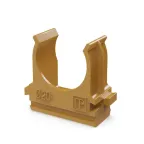 Крепеж-клипса для труб АБС-пластик бук д20 (100шт/1500шт уп/кор)