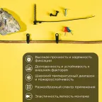 Хомут-стяжкa нейлоновая под винт 100x3,6 мм, черная, упаковка 100 шт, REXANT