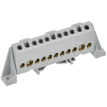 TEKFOR Шина L фаза в комбинированном DIN-изоляторе Стойка 8х12-11-Ср IEK