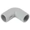Угол 90 гр. (серый) соединительный для трубы 16мм (10шт) (10/500/9000)