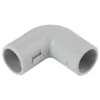 Угол 90 гр. (серый) соединительный для трубы 16мм (10шт) (10/500/9000)