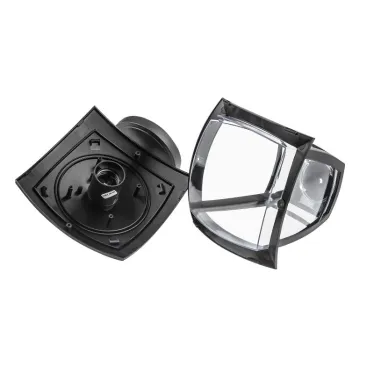 Светильник садово-парковый 4гран черный настенный вниз E27 IP44(У1) НБУ 07-40-002 Дели 2 (8/96)