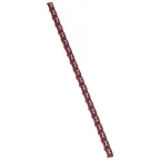 Маркер для кабеля цифра (2) белая/красная Duplix 800шт