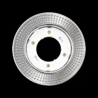 Светильник светодиодный ДВО-15W встраиваемый под лампу GX53 декоративный с доп. подсветкой MN22 хром без лампы