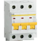Выключатель автоматический трехполюсный KARAT 40А D ВА47-29 4,5кА