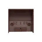 Заглушка (40х25) (4 шт) Plast под темное дерево